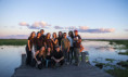 Alumnos de intercambio hicieron una visita académica y cultural a los Esteros del Iberá